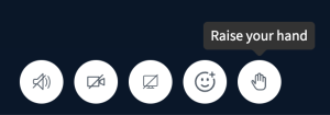 New Raise Hand and Leave buttons
